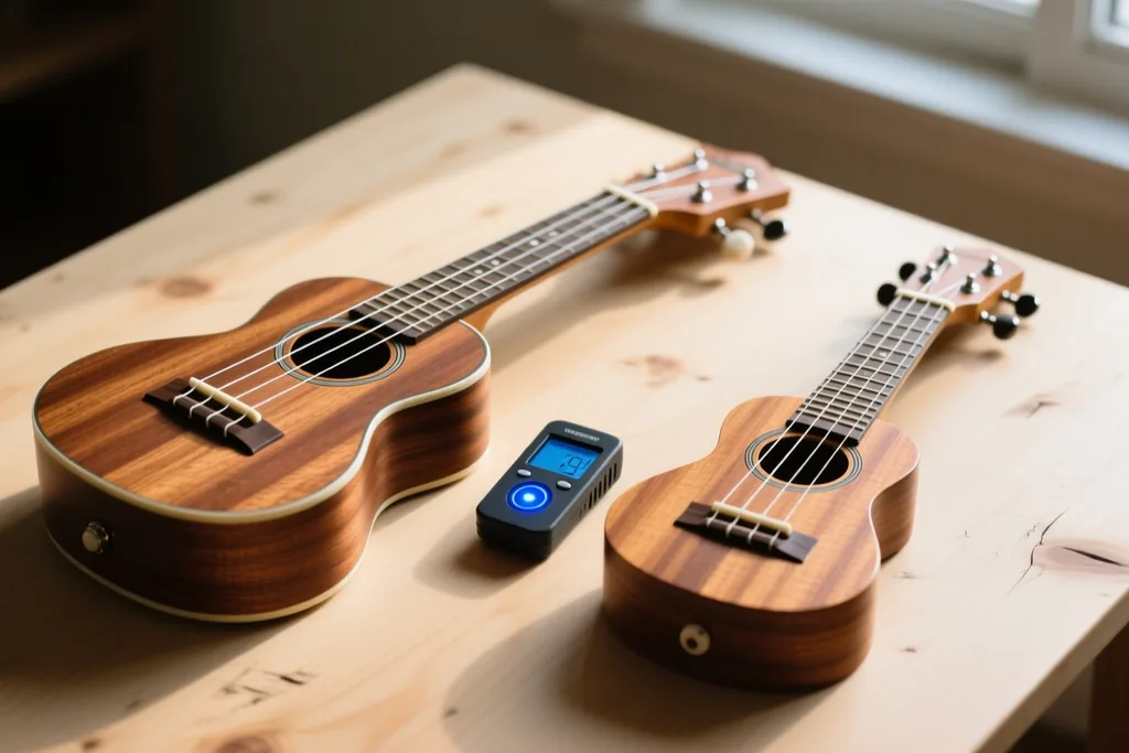 Ukelele para principiantes: tamaños y afinación